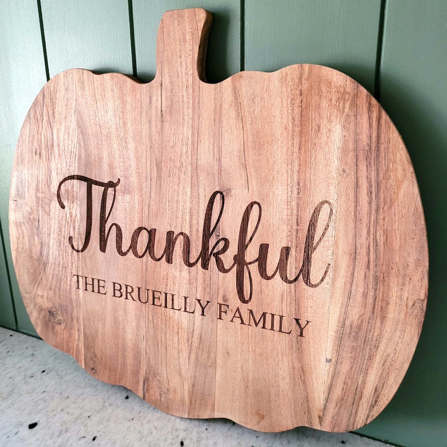 Fall Exclusive: Pumpkin Shaped Acacia Serving Board