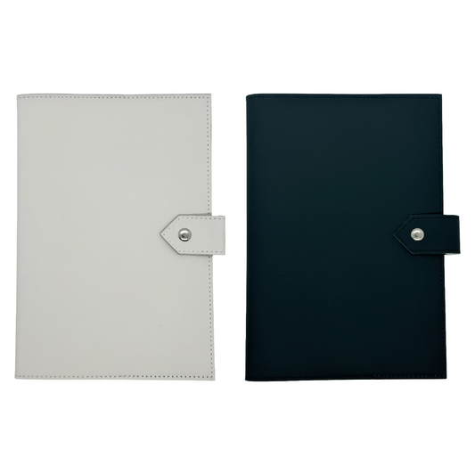 Vegan Leather Notebook with Clasp