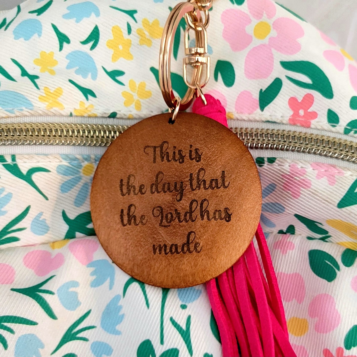 Wood Bag Tags with Tassels