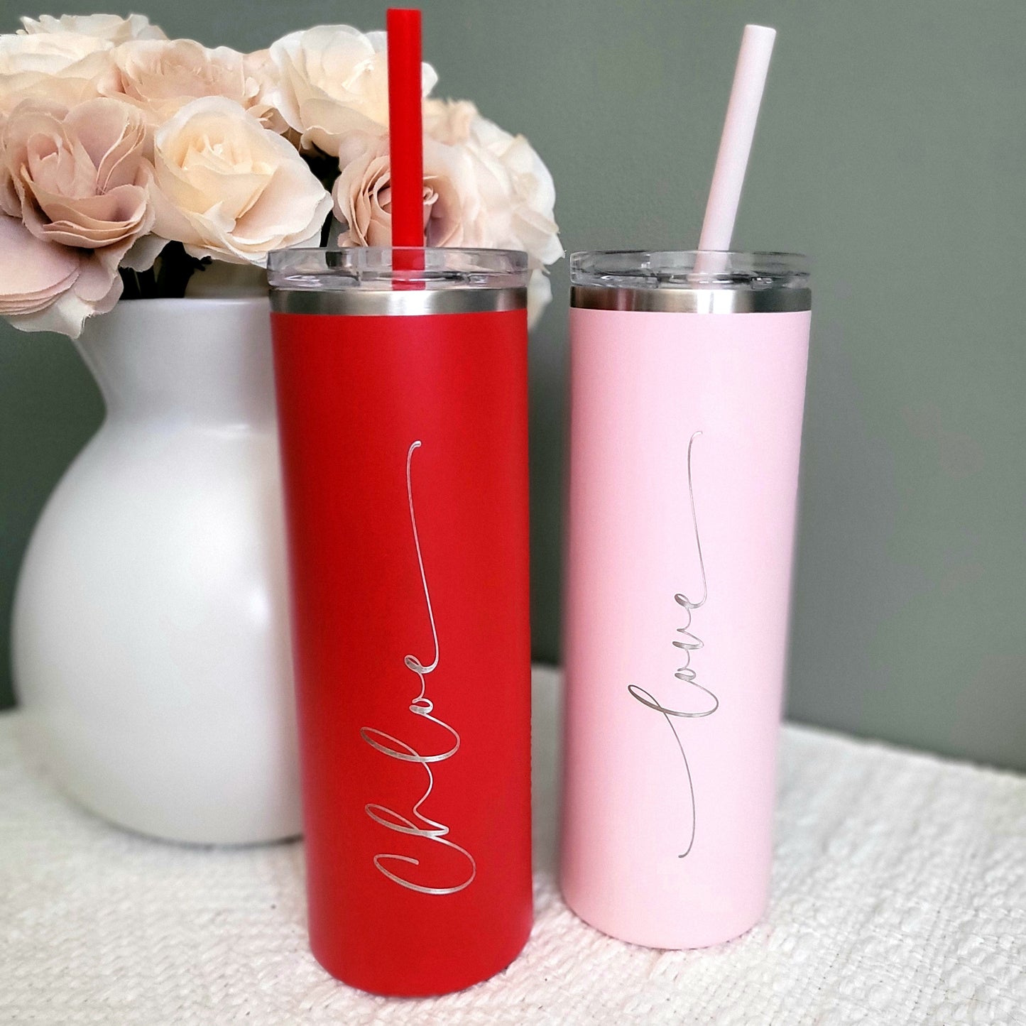 Love You Mean It Personalized Tumbler