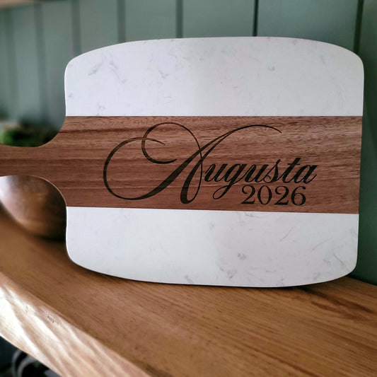 Augusta Keepsake Set – Wood & Marble