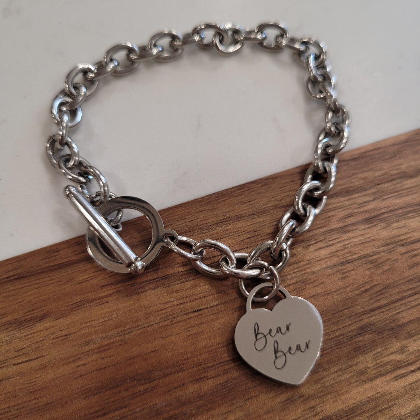 Heart Toggle Bracelet