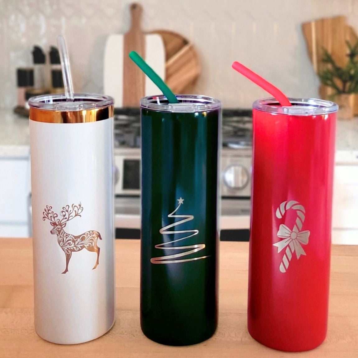 Personalized Christmas Tumblers